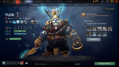 Archon IV | MMR: 2850 - Behavior: 11708 | 2 Arcanas: Juggernaut & Rubick | Mirana & CM Personas | Stacked with Rare Cache Sets & Items | Steam Lvl 42 | 1300+ Games | Mainpool | Fast Queue