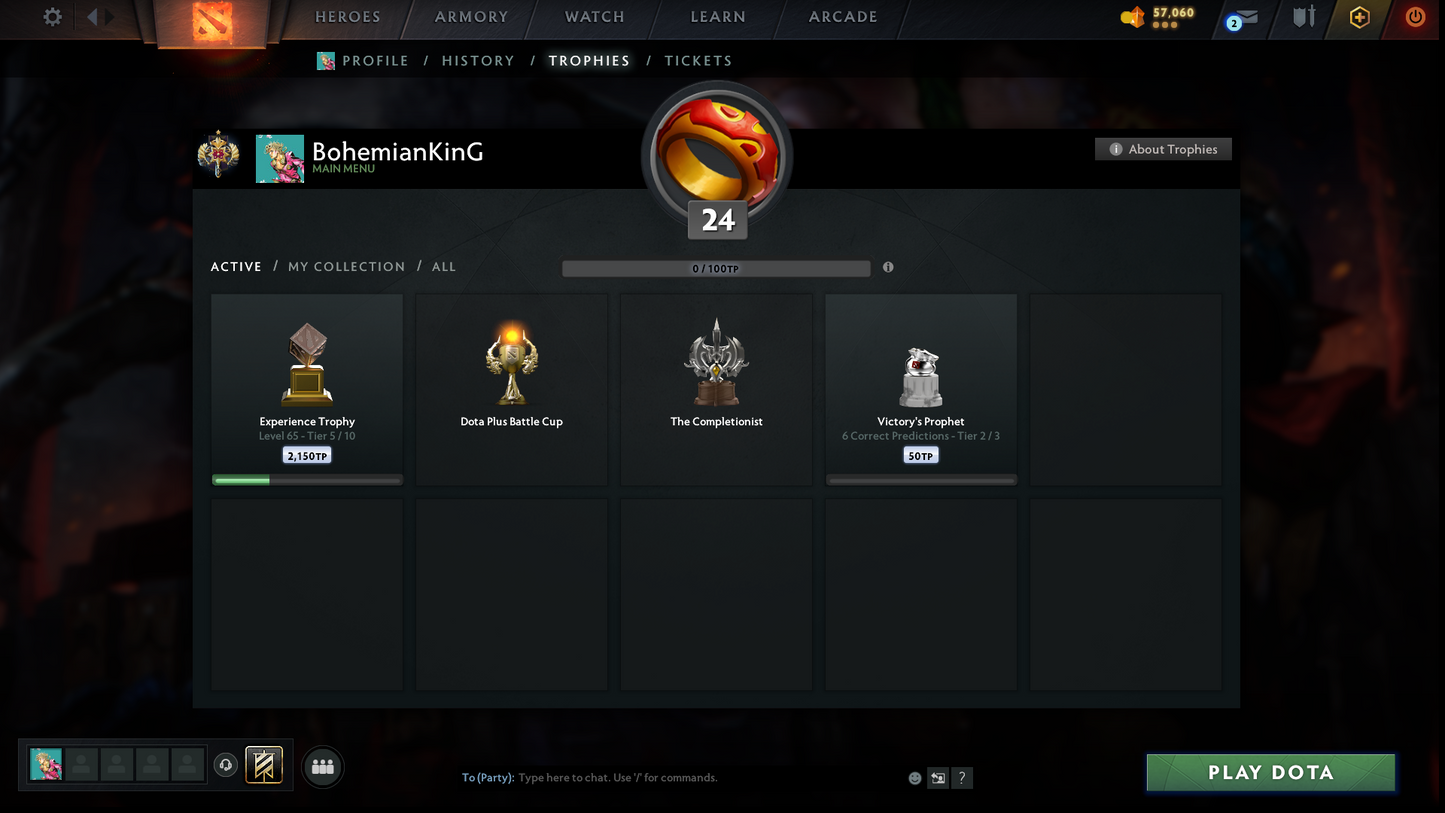Legend I | MMR: 3103 - Behavior: 8121 | Fast Queue | Perfect for Smurf | Complete Access
