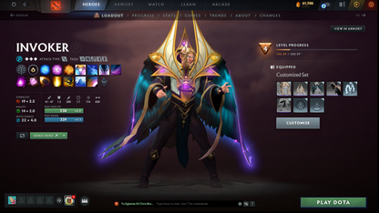 Archon I | MMR: 2197 - Behavior: 12000 | Pudge Arcana | 2 Personas: AM & Mirana | Many Sets | 40+ Expensive Immortals | 3700+ Hours Played | Complete Access