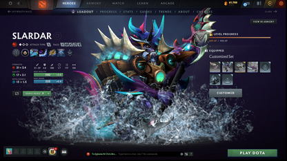 Archon I | MMR: 2197 - Behavior: 12000 | Pudge Arcana | 2 Personas: AM & Mirana | Many Sets | 40+ Expensive Immortals | 3700+ Hours Played | Complete Access