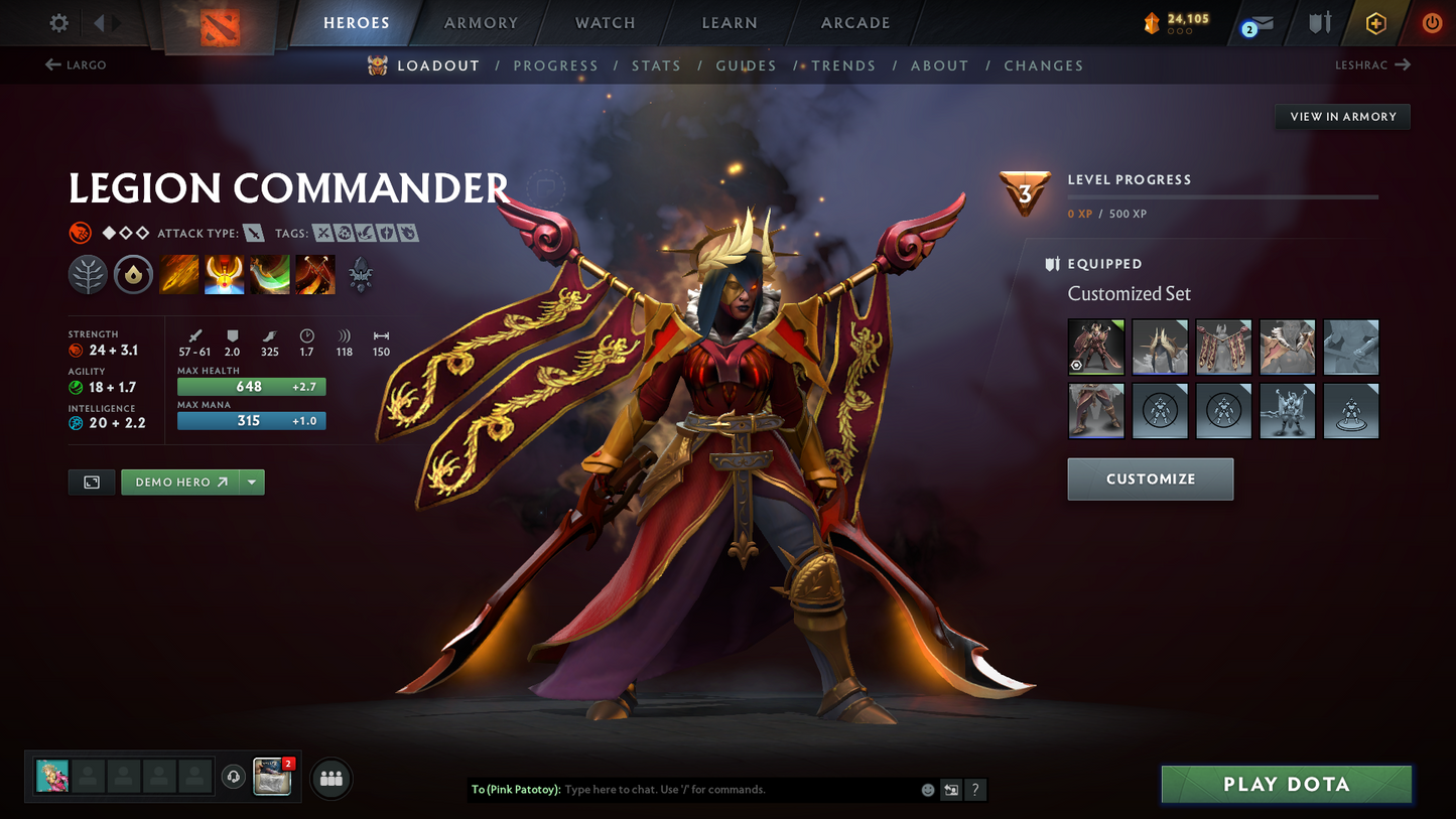 Divine I | MMR: 4693 - Behavior: 12000 | Legion Arcana | Many Sets & Immortals | Fast Queue | 900+ Hours Played | Trophy Level: 147+ | Complete Access