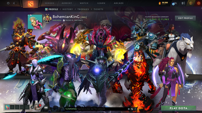 Legend II | MMR: 3259 | Battlepass: TI11 | Faceless Void, Razor & Shadow Fiend Arcana | 4 Personas: PA, CM, AM & Mirana | Primal Prestige | Tons of Cache Sets & Items | Fully Stacked Account | 3300+ Hours Played | Complete Access