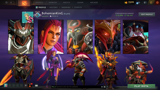 Crusader IV | MMR: 1967 - Behavior Score: 10147 | AM Persona | Latest Quartero's Curios Sets | Fast Queue | Full Access