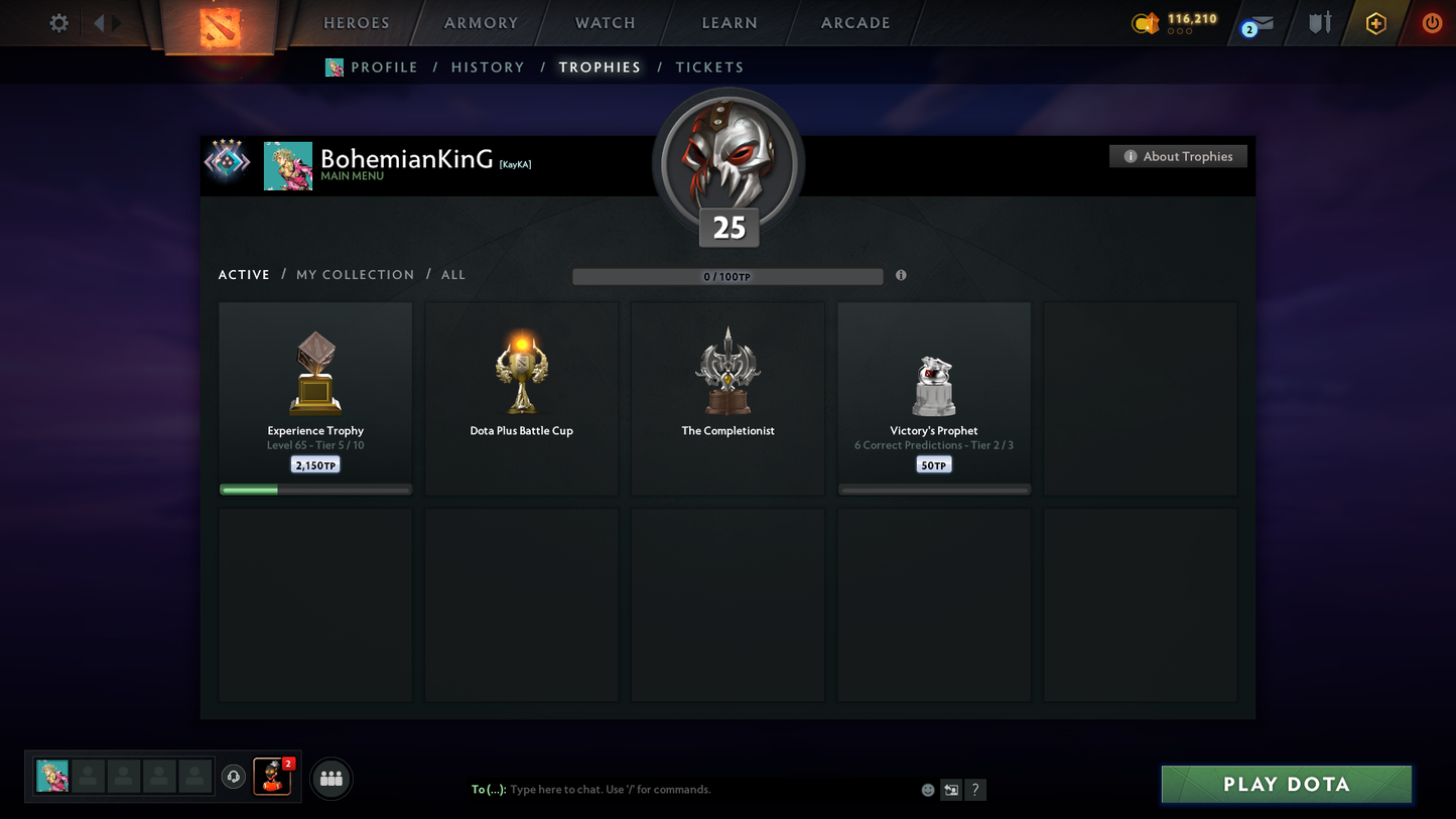 Crusader IV | MMR: 1967 - Behavior Score: 10147 | AM Persona | Latest Quartero's Curios Sets | Fast Queue | Full Access