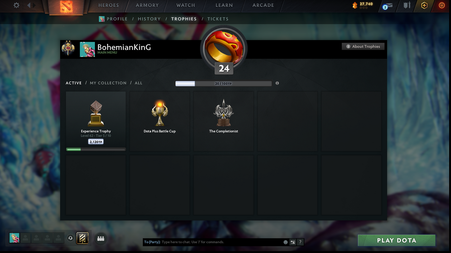 Legend II | MMR: 3153 - Behavior Score: 9614 | AM Persona | Latest Quartero's Curios Sets | Fast Queue | Full Access
