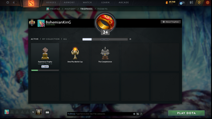 Legend II | MMR: 3153 - Behavior Score: 9614 | AM Persona | Latest Quartero's Curios Sets | Fast Queue | Full Access
