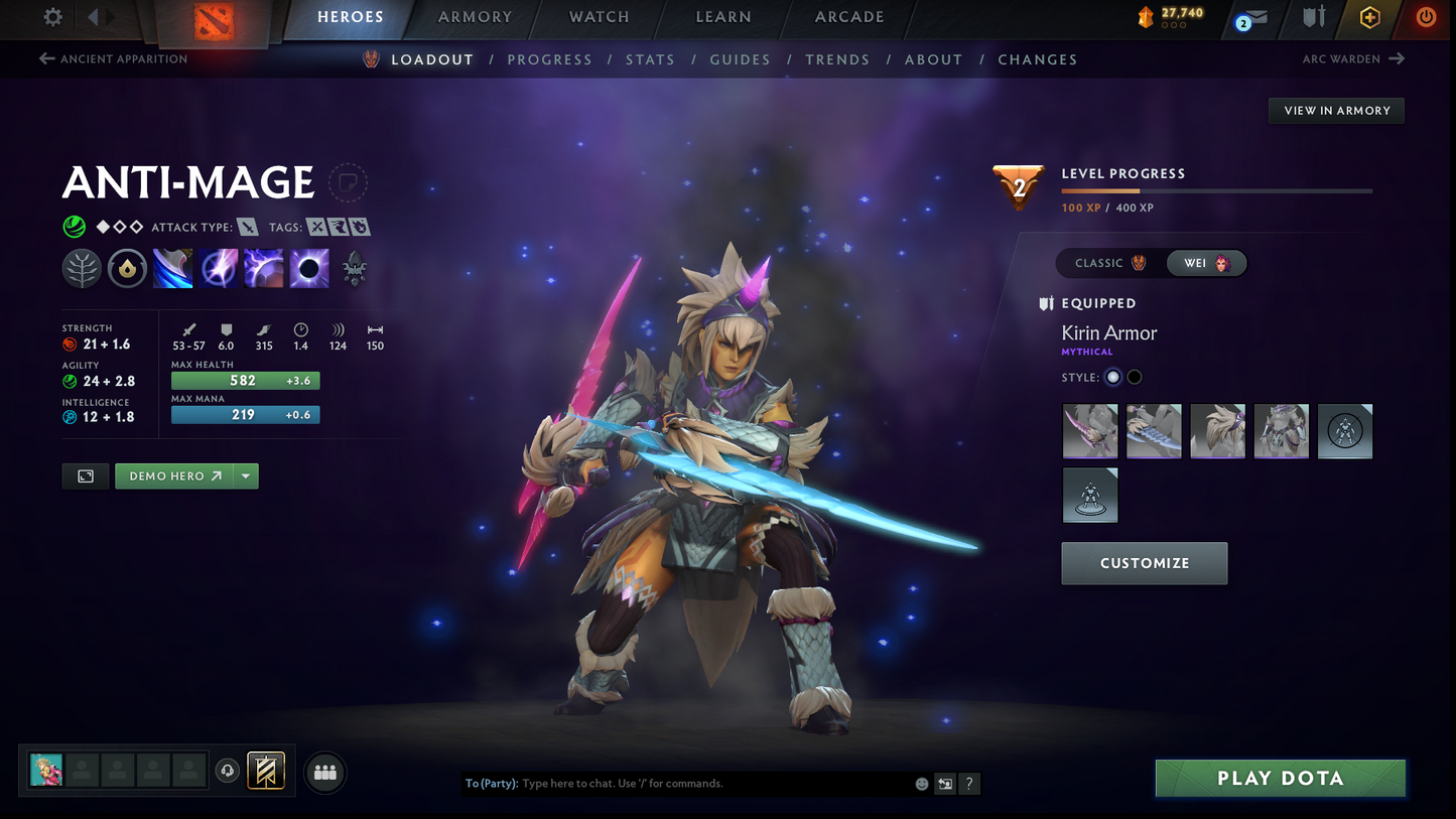 Legend II | MMR: 3153 - Behavior Score: 9614 | AM Persona | Latest Quartero's Curios Sets | Fast Queue | Full Access
