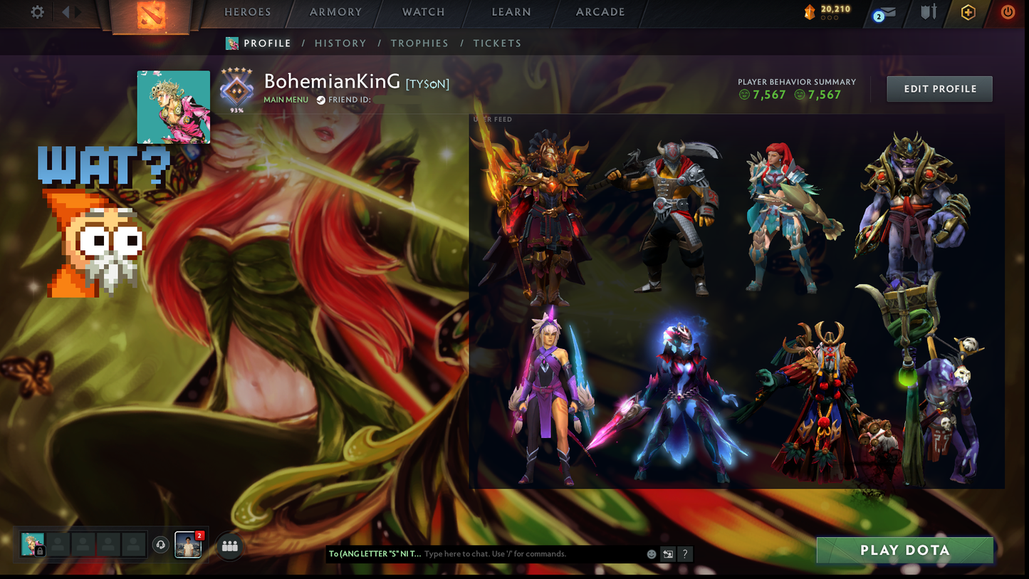 Guardian V | MMR: 1530 - Behavior Score: 7567 | AM Persona | Latest Quartero's Curios Sets | Fast Queue | Full Access