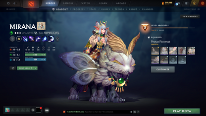 Divine V | MMR: 5340 | Behavior: 11505 | Phantom Assassin Arcana | 2 Personas: Invoker & AM | Quartero's Curious Sets (All Styles Unlocked) | Many Cache Sets & Items | Mainpool | High Trophy Level | 1600+ Hours | Full Access
