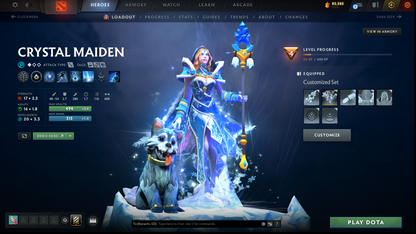 Divine II | MMR: 4876 | Behavior: 10317 | 2 Arcanas: CM & Rubick | Many Sets & Items | Mainpool | 2016 Account | 1000+ Hours | Full Access