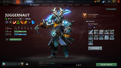 Divine II | MMR: 4876 | Behavior: 10317 | 2 Arcanas: CM & Rubick | Many Sets & Items | Mainpool | 2016 Account | 1000+ Hours | Full Access