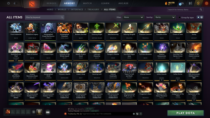 Battlepass: Aghanims, TI9 | Drow Ranger, Earthshaker, Jugg & CM Arcana | 4 Personas: Invoker, CM, AM & Mirana | Axe, Tiny & Hoodwink Prestige | Tons of Cache Sets & Items | Fully Stacked Account | 7700+ Hours Played | Complete Access