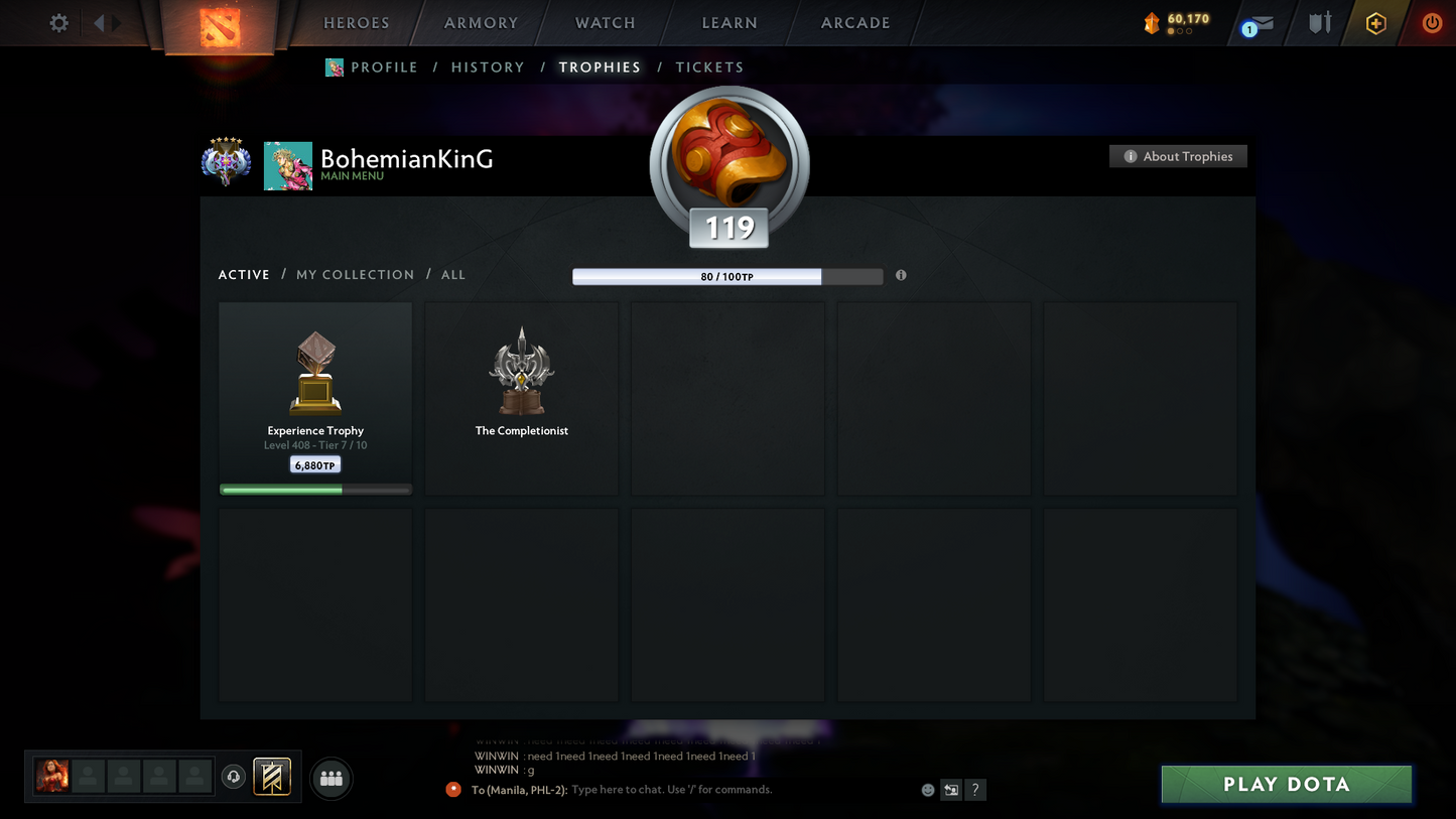 Battlepass: Aghanims, TI9 | Drow Ranger, Earthshaker, Jugg & CM Arcana | 4 Personas: Invoker, CM, AM & Mirana | Axe, Tiny & Hoodwink Prestige | Tons of Cache Sets & Items | Fully Stacked Account | 7700+ Hours Played | Complete Access