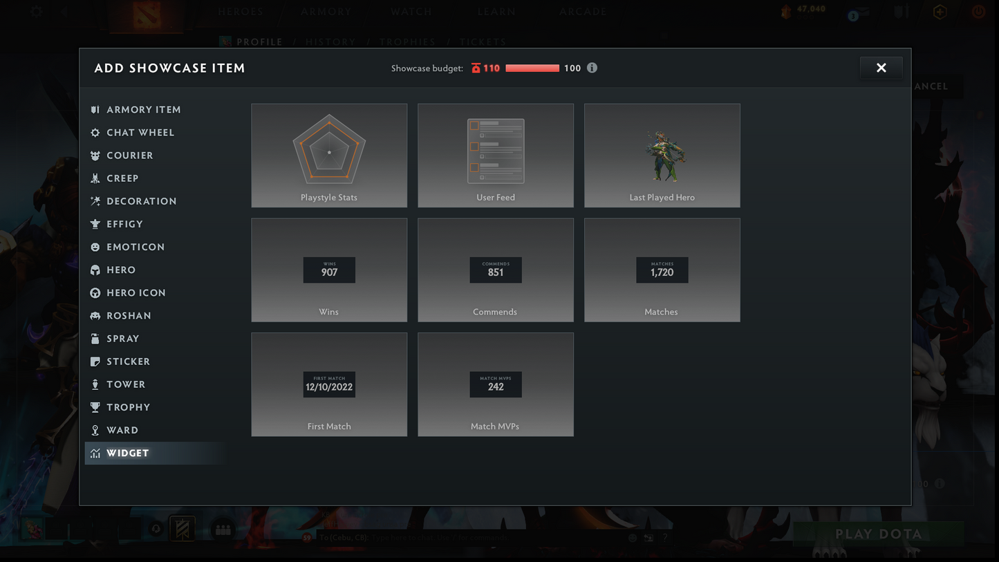 Immortal | MMR: 5604 | Behavior: 11963 | 3 Arcanas: Terrorblade, Legion & Pudge | Mir Persona | Many Immortals & Items | Complete 10th Anniversary | Mainpool | High Trophy Level | 2,100+ Hours | Full Access