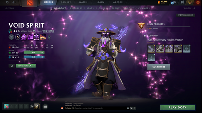 Immortal | MMR: 5604 | Behavior: 11963 | 3 Arcanas: Terrorblade, Legion & Pudge | Mir Persona | Many Immortals & Items | Complete 10th Anniversary | Mainpool | High Trophy Level | 2,100+ Hours | Full Access