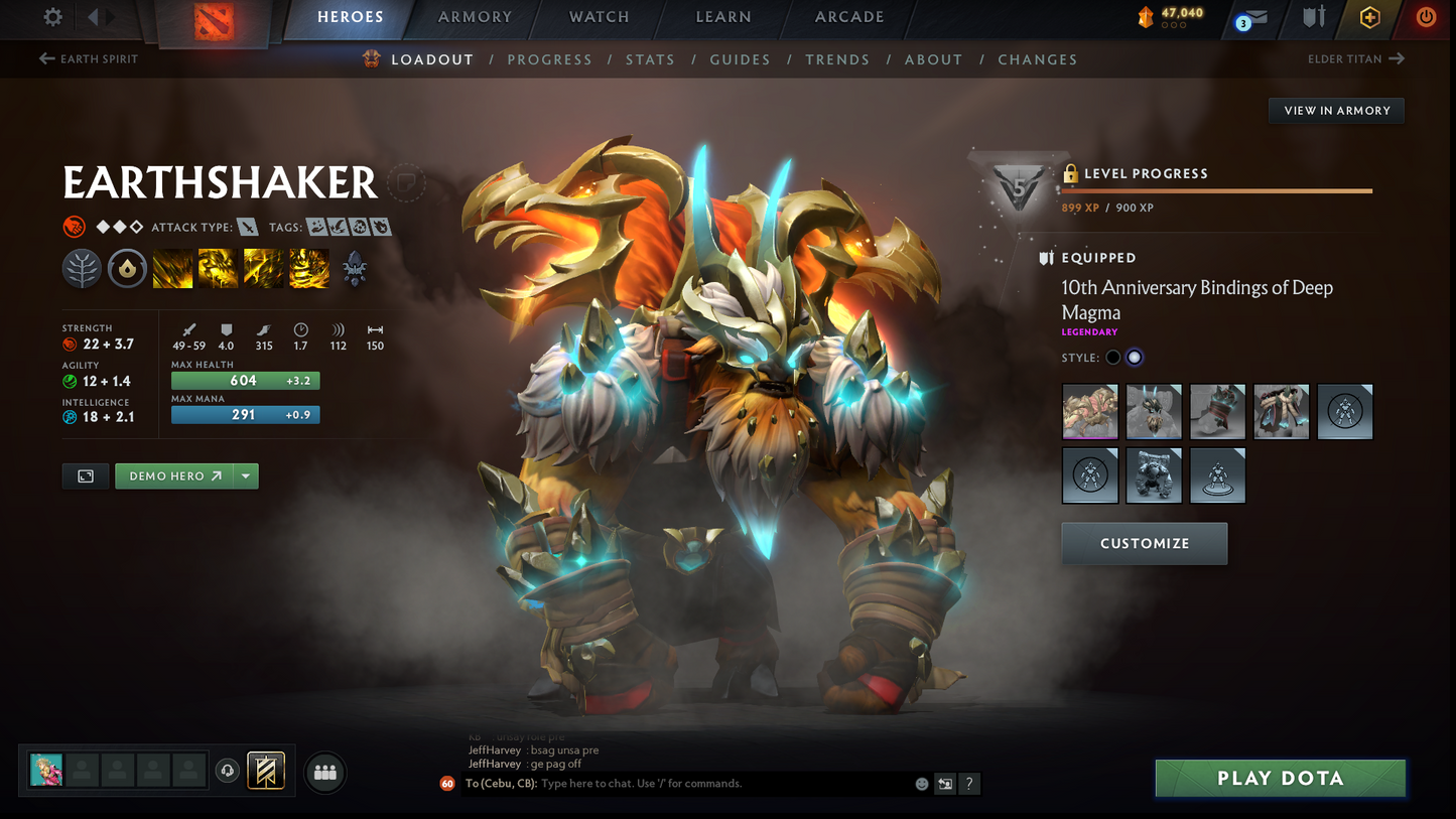 Immortal | MMR: 5604 | Behavior: 11963 | 3 Arcanas: Terrorblade, Legion & Pudge | Mir Persona | Many Immortals & Items | Complete 10th Anniversary | Mainpool | High Trophy Level | 2,100+ Hours | Full Access