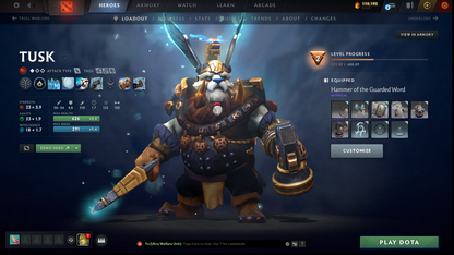 Ancient IV | MMR: 4200 | Behavior: 10761 | Anti Mage's Designs of the Dragon Persona | Many Items & Sets | Mainpool | High Trophy Level | 1000+ Hours | Full Access