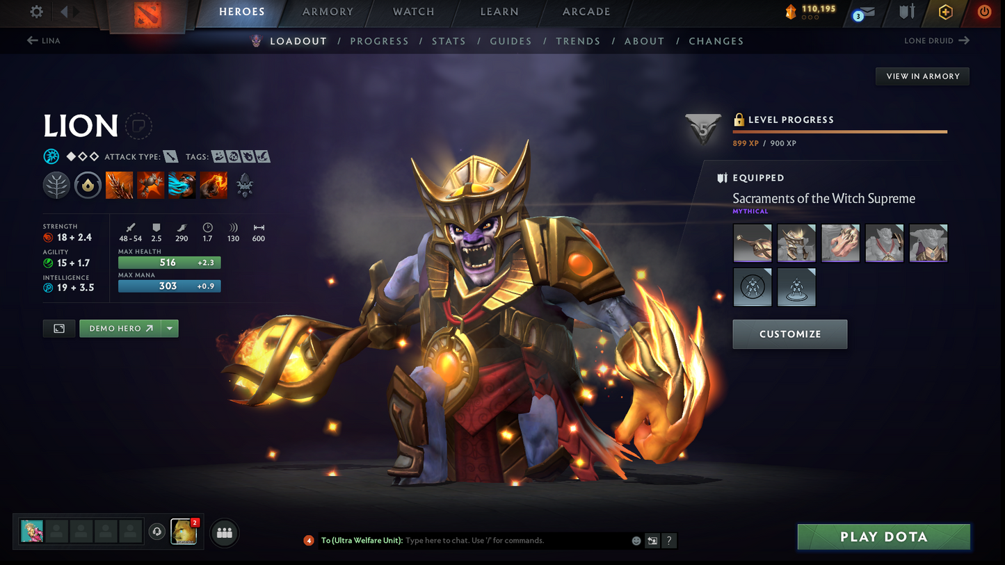 Ancient IV | MMR: 4200 | Behavior: 10761 | Anti Mage's Designs of the Dragon Persona | Many Items & Sets | Mainpool | High Trophy Level | 1000+ Hours | Full Access