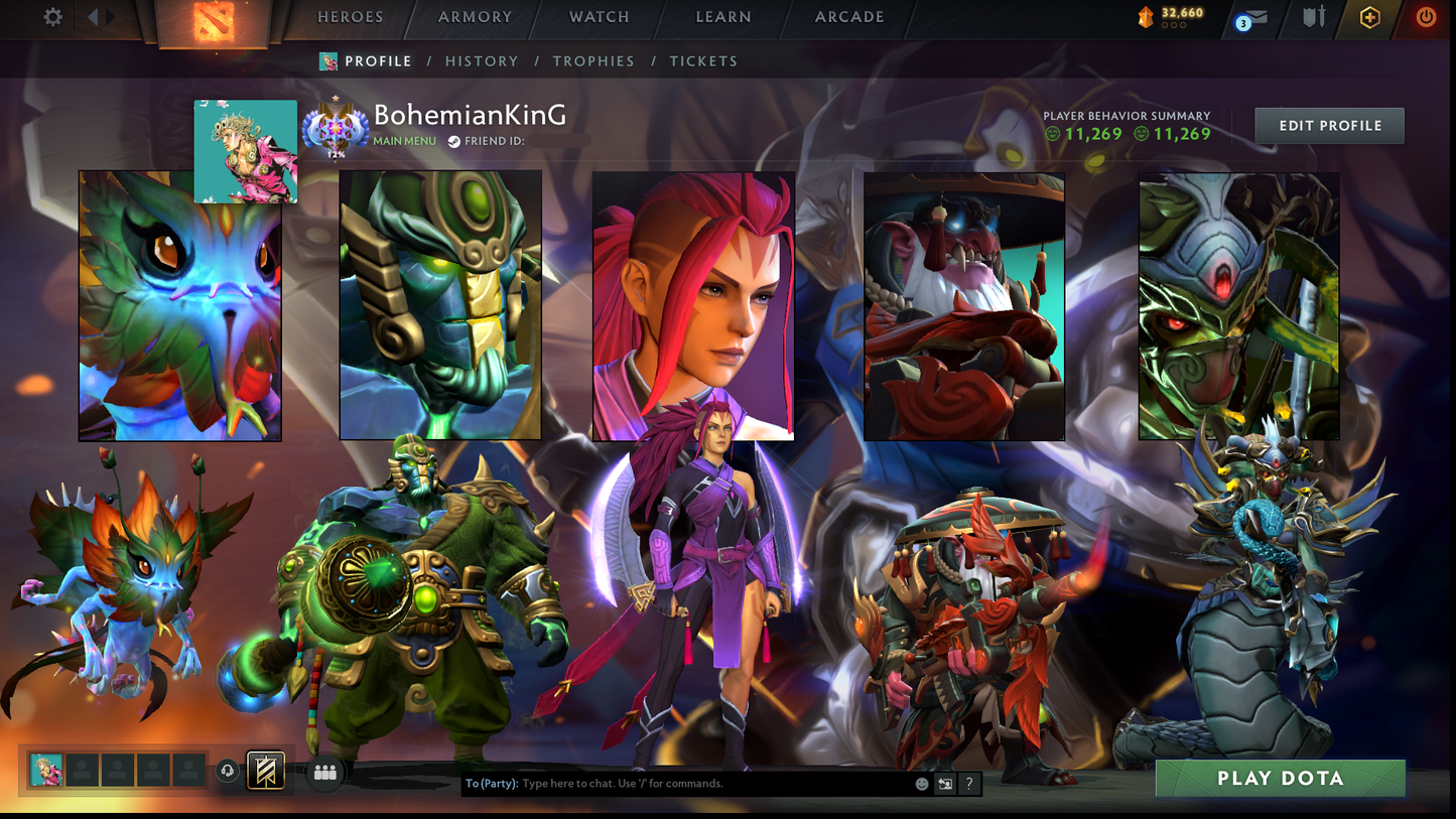 Ancient I | MMR: 3870 | Behavior: 11269 | Anti Mage Persona | Many Items & Sets | Fast Queue | Complete Access