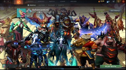 Crusader II | MMR: 1645 | Behavior: 8783 | Phantom Assassin Arcana | Many Sets & Items Inside | Fast Queue | Complete Access