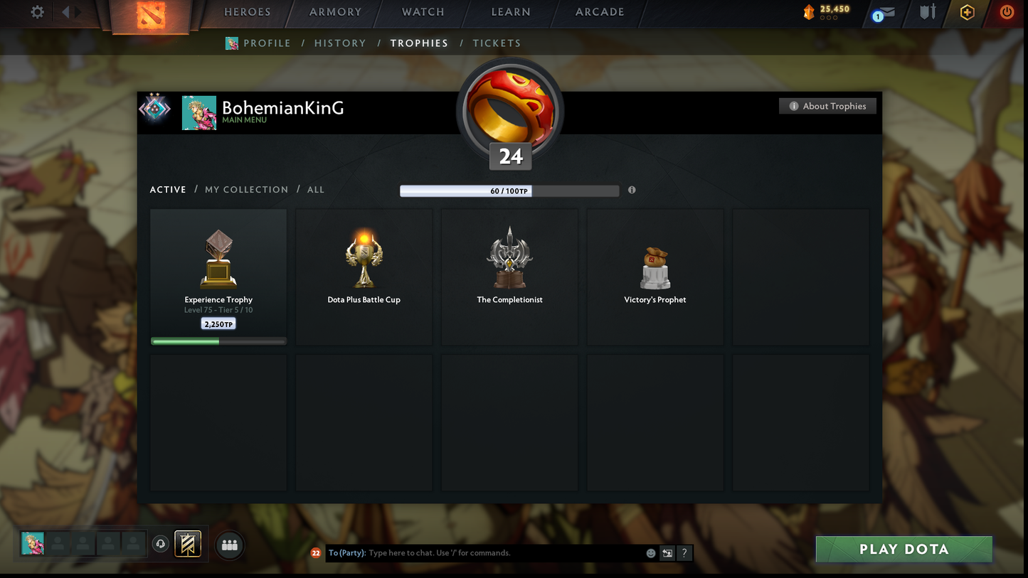 Crusader II | MMR: 1645 | Behavior: 8783 | Phantom Assassin Arcana | Many Sets & Items Inside | Fast Queue | Complete Access