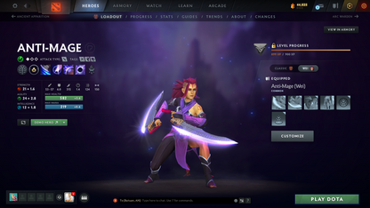 Crusader IV | MMR: 1876 - Behavior: 10334 | Battlepass: TI7 | Arcanas - IO & Zeus | Kunkka Shark Immortal | Invoker & AM Persona | Reef's Edge Terrain | Rare Cache Sets & Items | 2300+ Hours | Complete Access