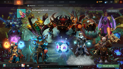Crusader IV | MMR: 1876 - Behavior: 10334 | Battlepass: TI7 | Arcanas - IO & Zeus | Kunkka Shark Immortal | Invoker & AM Persona | Reef's Edge Terrain | Rare Cache Sets & Items | 2300+ Hours | Complete Access