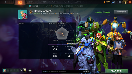 Guardian I | MMR: 706 | Behavior: 12000 | Ready for Smurf | Fast Queue | Calibrated | Instant Delivery | Complete Access