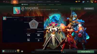 Guardian V | MMR: 1501 | Behavior: 11475 | Ready for Smurf | Fast Queue | Calibrated | Instant Delivery | Complete Access
