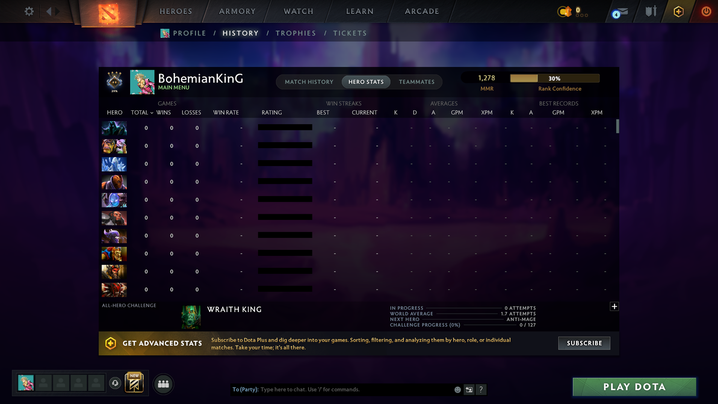 Guardian IV | MMR: 1278 | Behavior: 10800 | Ready for Smurf | Fast Queue | Instant Delivery | Complete Access