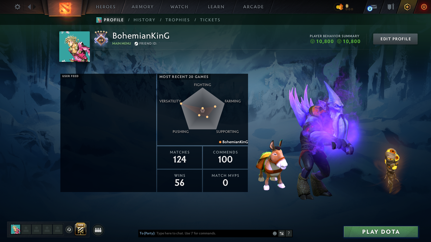 Guardian IV | MMR: 1243 | Behavior: 10800 | Ready for Smurf | Fast Queue | Instant Delivery | Complete Access