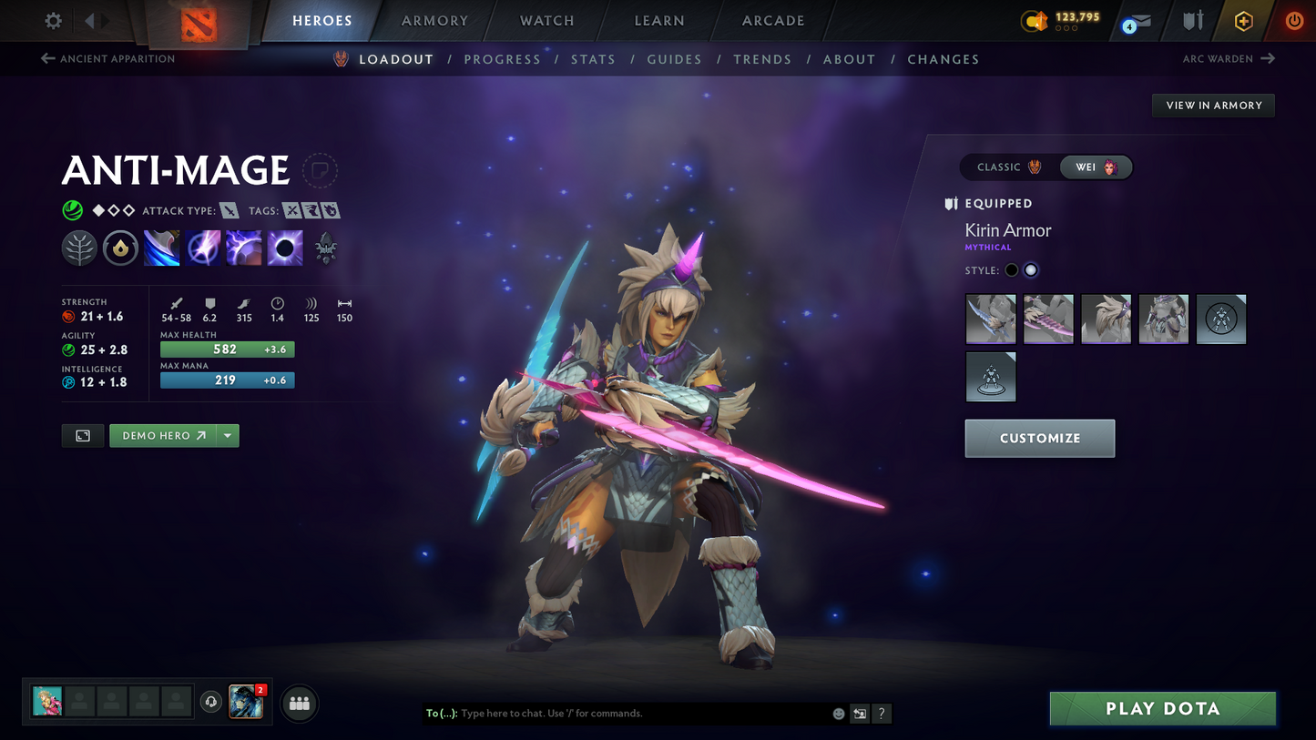 Archon V | MMR: 2977 - Behavior Score: 11000 | Mainpool | Anti Mage Persona | Quartero's Curios Sets | 2019 Account | Many Items Inside | Fast Queue | Full Access