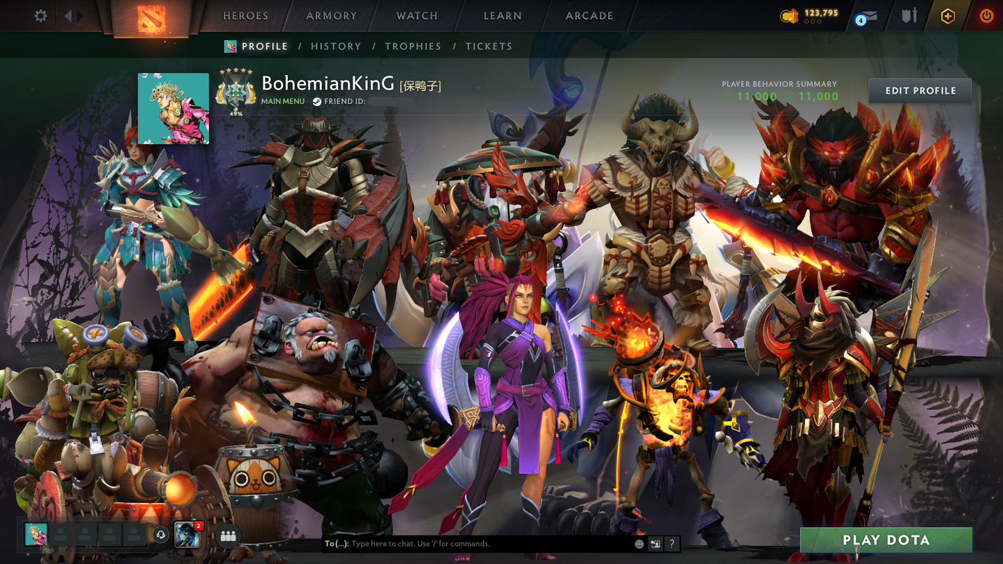 Archon V | MMR: 2977 - Behavior Score: 11000 | Mainpool | Anti Mage Persona | Quartero's Curios Sets | 2019 Account | Many Items Inside | Fast Queue | Full Access