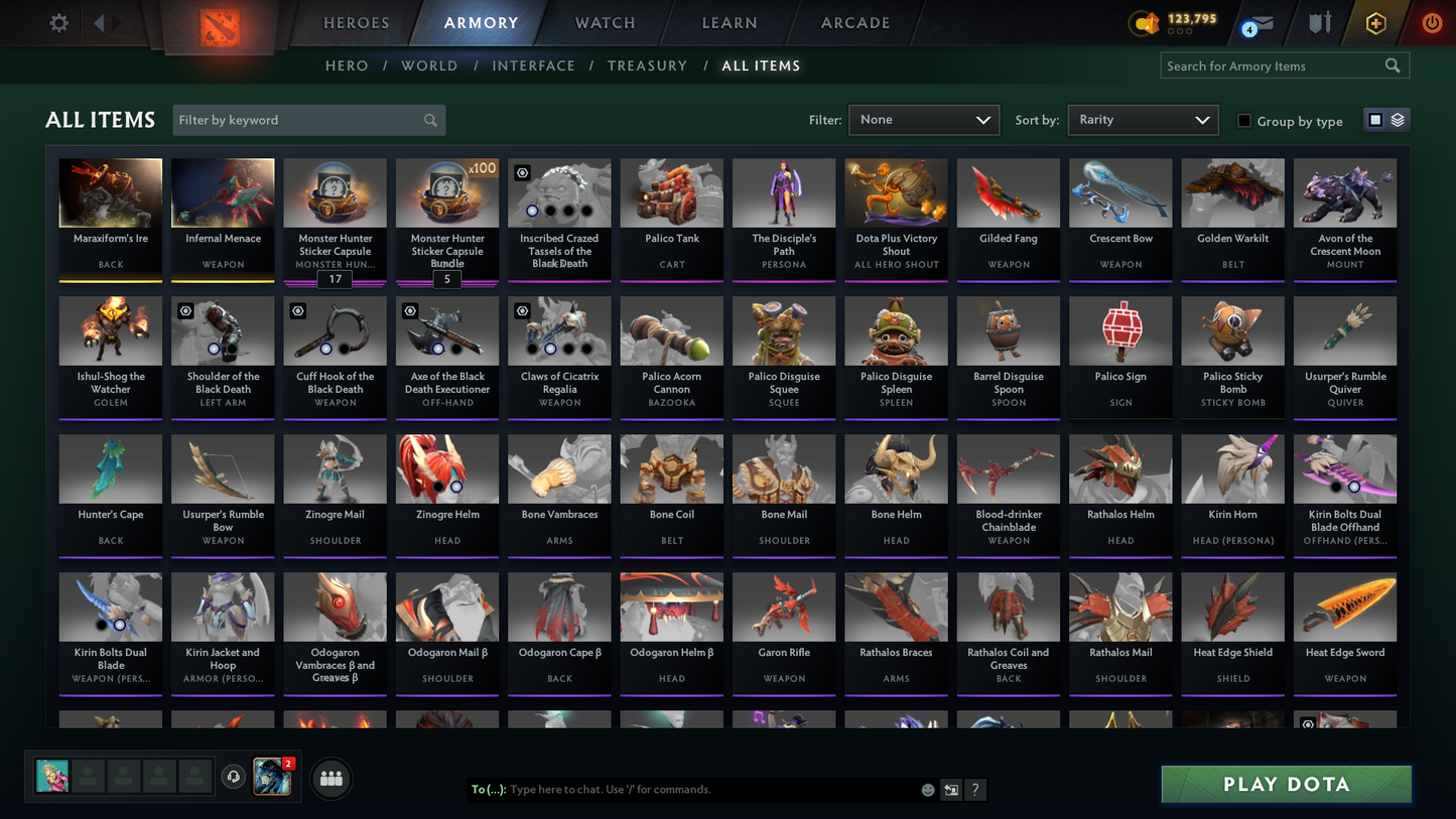 Archon V | MMR: 2977 - Behavior Score: 11000 | Mainpool | Anti Mage Persona | Quartero's Curios Sets | 2019 Account | Many Items Inside | Fast Queue | Full Access