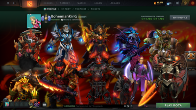 Divine I | MMR: 4706 - Behavior Score: 11706 | Mainpool | Anti Mage Persona | Quartero's Curios Sets | Calibrated | Many Items Inside | Fast Queue | Full Access | Trophy Level: 140+