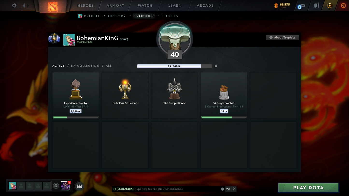 Divine I | MMR: 4706 - Behavior Score: 11706 | Mainpool | Anti Mage Persona | Quartero's Curios Sets | Calibrated | Many Items Inside | Fast Queue | Full Access | Trophy Level: 140+
