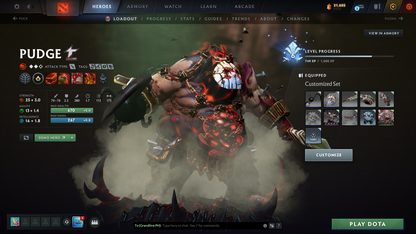 Archon V | MMR: 2985 | Behavior: 10690 | 3 Arcanas: Terrorblade, Pudge & Zeus | Anti Mage Persona | Many Rare Sets & Immortals | Mainpool | High Trophy Level | Fast Queue