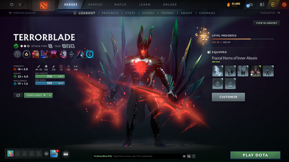 Archon V | MMR: 2985 | Behavior: 10690 | 3 Arcanas: Terrorblade, Pudge & Zeus | Anti Mage Persona | Many Rare Sets & Immortals | Mainpool | High Trophy Level | Fast Queue