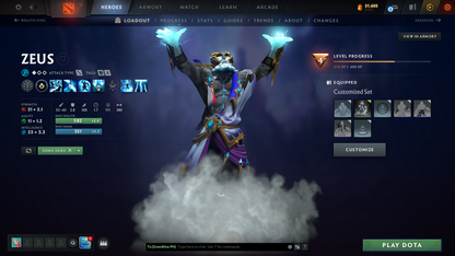 Archon V | MMR: 2985 | Behavior: 10690 | 3 Arcanas: Terrorblade, Pudge & Zeus | Anti Mage Persona | Many Rare Sets & Immortals | Mainpool | High Trophy Level | Fast Queue
