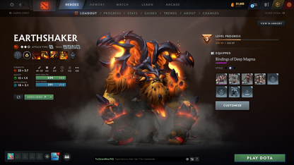 Archon V | MMR: 2985 | Behavior: 10690 | 3 Arcanas: Terrorblade, Pudge & Zeus | Anti Mage Persona | Many Rare Sets & Immortals | Mainpool | High Trophy Level | Fast Queue