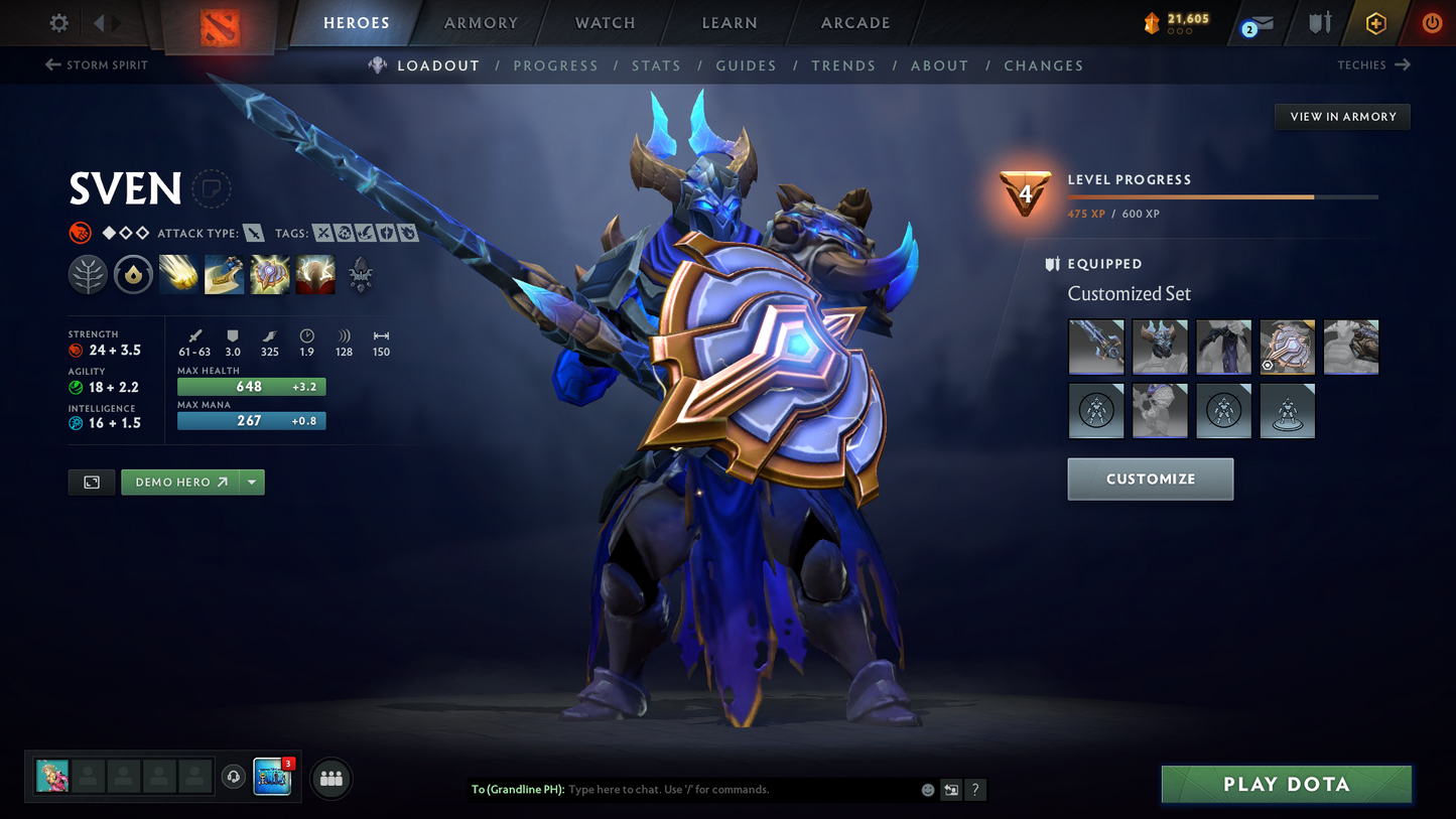Archon V | MMR: 2985 | Behavior: 10690 | 3 Arcanas: Terrorblade, Pudge & Zeus | Anti Mage Persona | Many Rare Sets & Immortals | Mainpool | High Trophy Level | Fast Queue