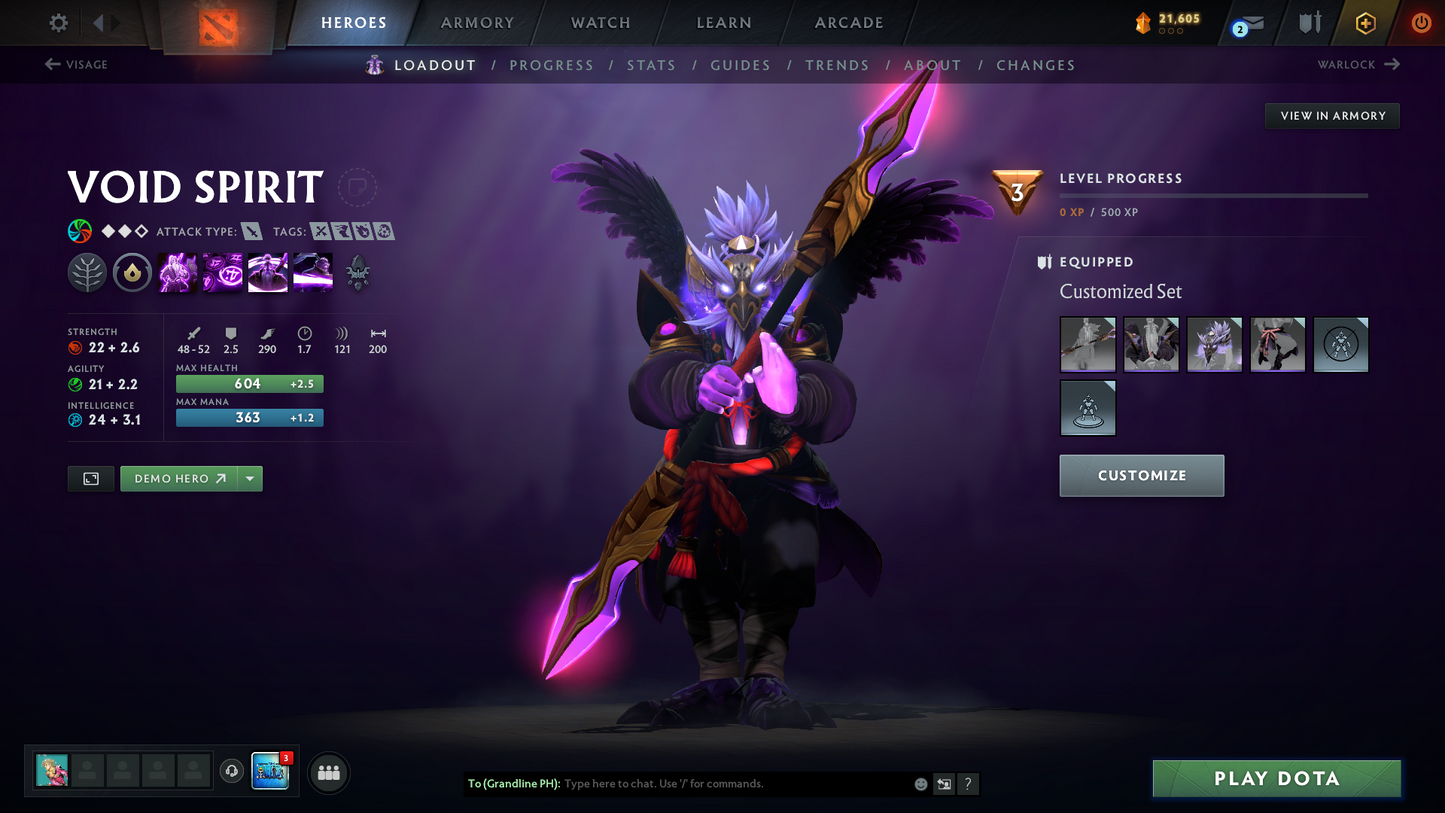 Archon V | MMR: 2985 | Behavior: 10690 | 3 Arcanas: Terrorblade, Pudge & Zeus | Anti Mage Persona | Many Rare Sets & Immortals | Mainpool | High Trophy Level | Fast Queue