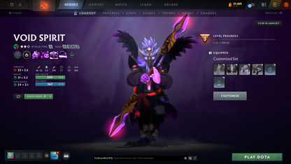 Archon V | MMR: 2985 | Behavior: 10690 | 3 Arcanas: Terrorblade, Pudge & Zeus | Anti Mage Persona | Many Rare Sets & Immortals | Mainpool | High Trophy Level | Fast Queue