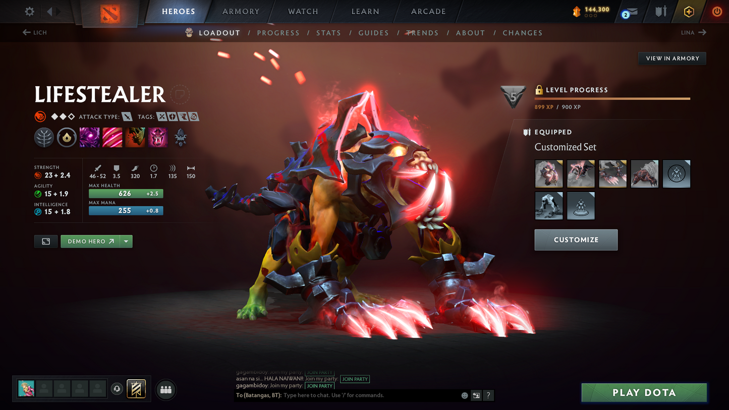 Divine V | MMR: 5249 | Behavior: 11170 | 10,700+ Matches | 2 Arcanas: Juggernaut & Legion | 2 Personas: AM & Mirana | Fully Stacked with Immortals & Items | Complete 10th Anniversary | Mainpool | 2014 Account | High Trophy Level | Full Access