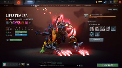 Divine V | MMR: 5249 | Behavior: 11170 | 10,700+ Matches | 2 Arcanas: Juggernaut & Legion | 2 Personas: AM & Mirana | Fully Stacked with Immortals & Items | Complete 10th Anniversary | Mainpool | 2014 Account | High Trophy Level | Full Access