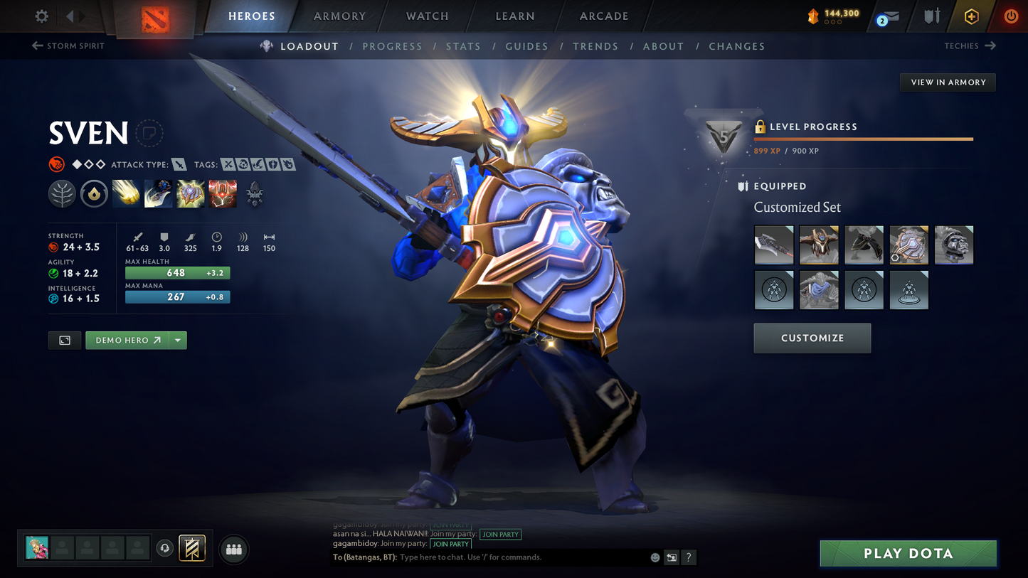 Divine V | MMR: 5249 | Behavior: 11170 | 10,700+ Matches | 2 Arcanas: Juggernaut & Legion | 2 Personas: AM & Mirana | Fully Stacked with Immortals & Items | Complete 10th Anniversary | Mainpool | 2014 Account | High Trophy Level | Full Access