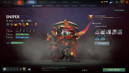 Divine V | MMR: 5249 | Behavior: 11170 | 10,700+ Matches | 2 Arcanas: Juggernaut & Legion | 2 Personas: AM & Mirana | Fully Stacked with Immortals & Items | Complete 10th Anniversary | Mainpool | 2014 Account | High Trophy Level | Full Access