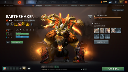Divine V | MMR: 5249 | Behavior: 11170 | 10,700+ Matches | 2 Arcanas: Juggernaut & Legion | 2 Personas: AM & Mirana | Fully Stacked with Immortals & Items | Complete 10th Anniversary | Mainpool | 2014 Account | High Trophy Level | Full Access
