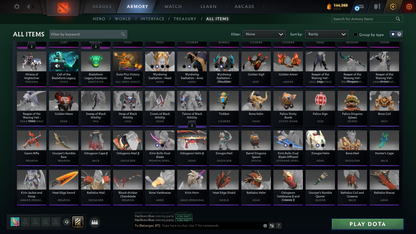 Divine V | MMR: 5249 | Behavior: 11170 | 10,700+ Matches | 2 Arcanas: Juggernaut & Legion | 2 Personas: AM & Mirana | Fully Stacked with Immortals & Items | Complete 10th Anniversary | Mainpool | 2014 Account | High Trophy Level | Full Access