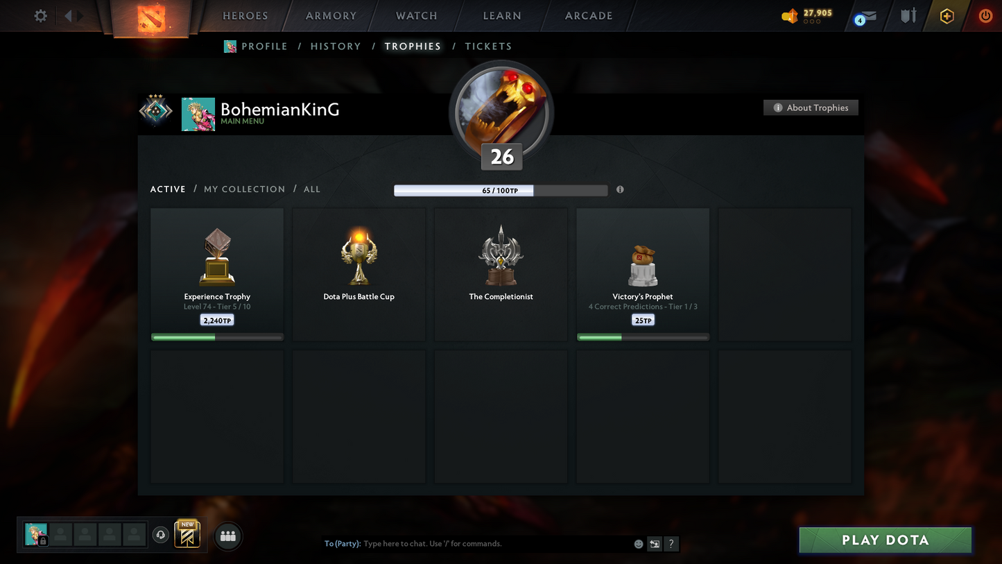 Crusader III | MMR: 1860 - Behavior: 5294 (Playable) | Exclusive Arcana: Vengeful Spirit | AM Persona | Quartero's Curios Sets | Many Items Inside | Fast Queue | Complete Access | LOW PRICE